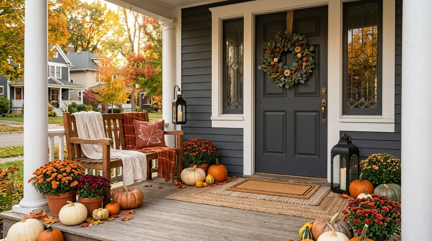 front porch fall decor ideas