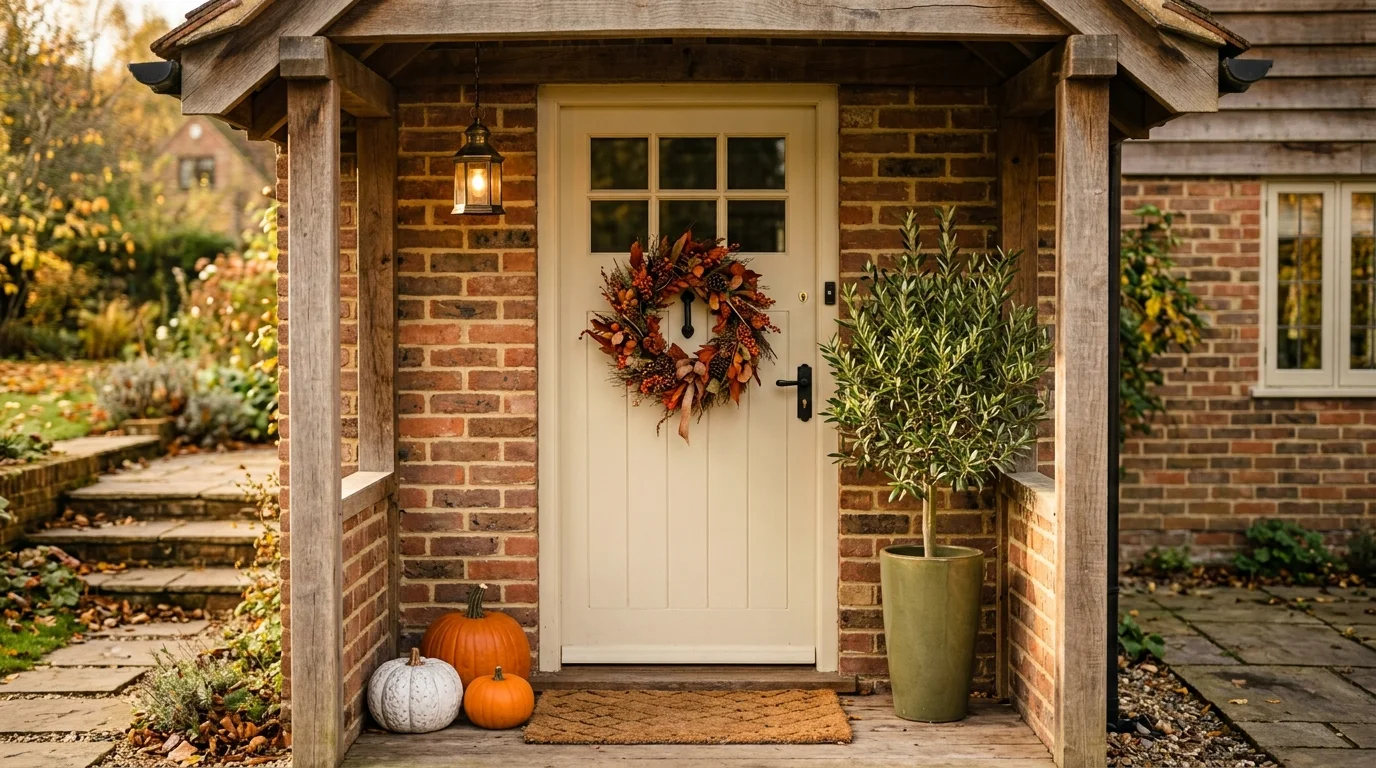 small fall porch decor