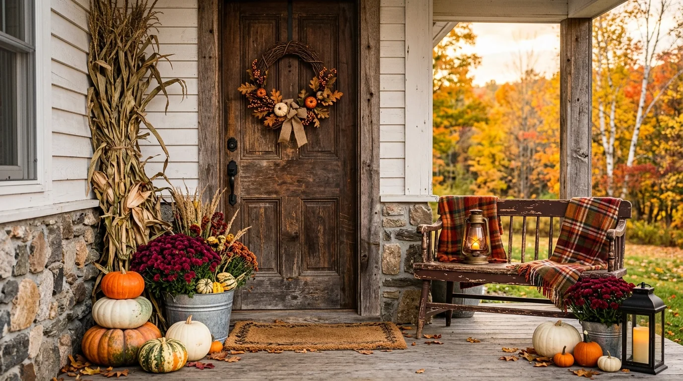 farmhouse fall porch decor