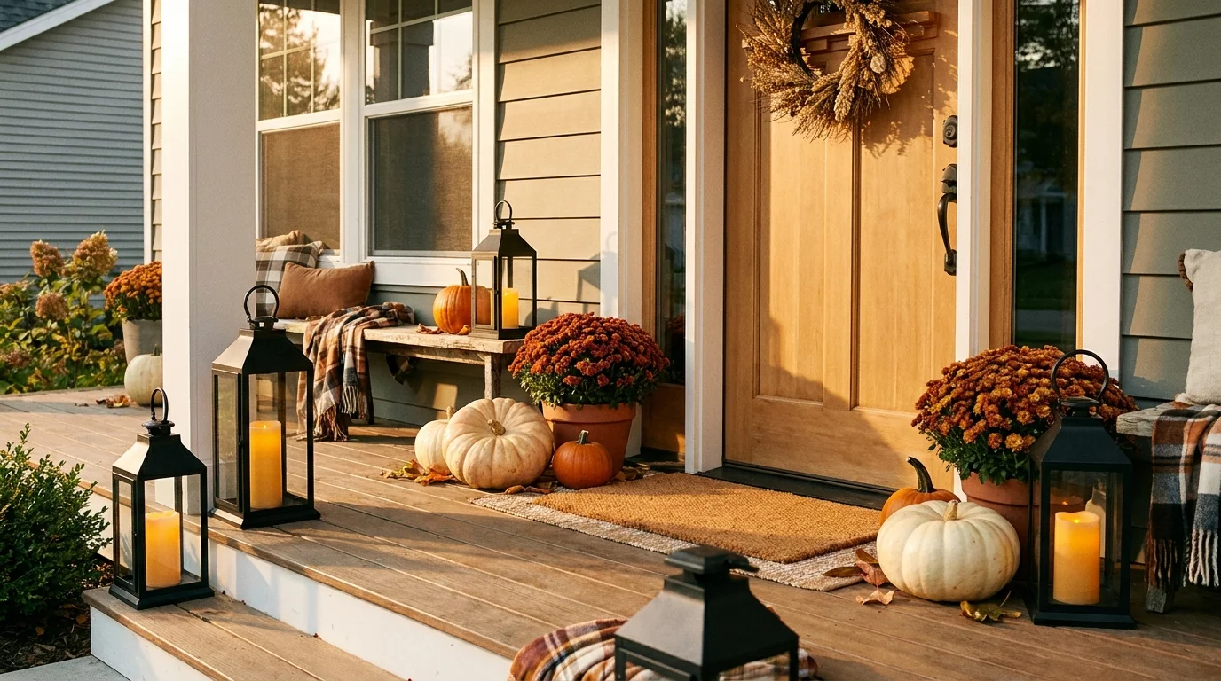 fall porch lantern ideas